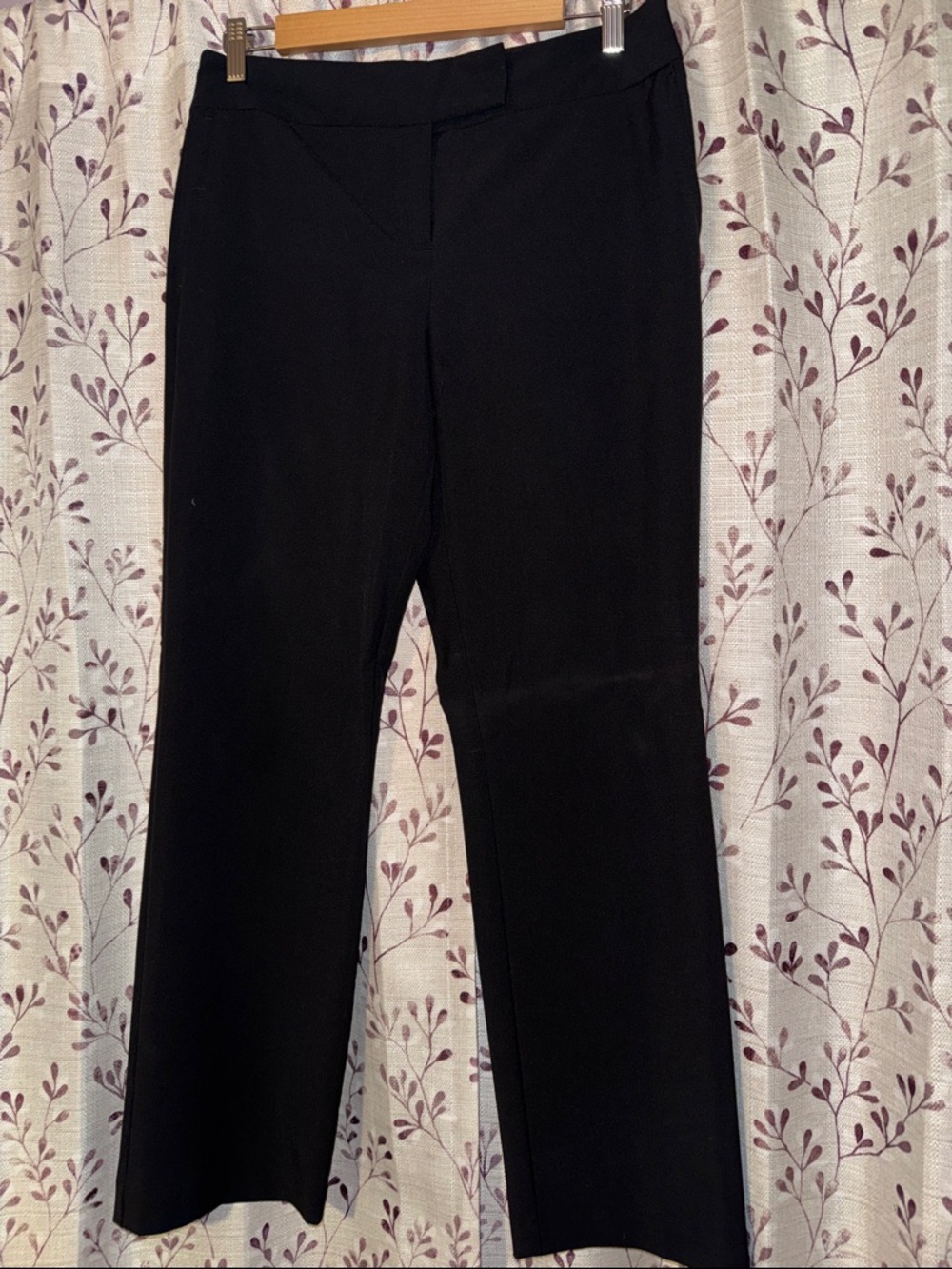 Covington Black Straight-Leg Stretch Trousers
